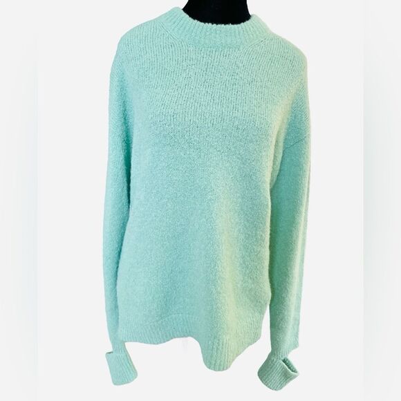 Tibi Green Alpaca Sweater Size XXS Knit Quiet Luxury Old Money - Picture 2 of 9